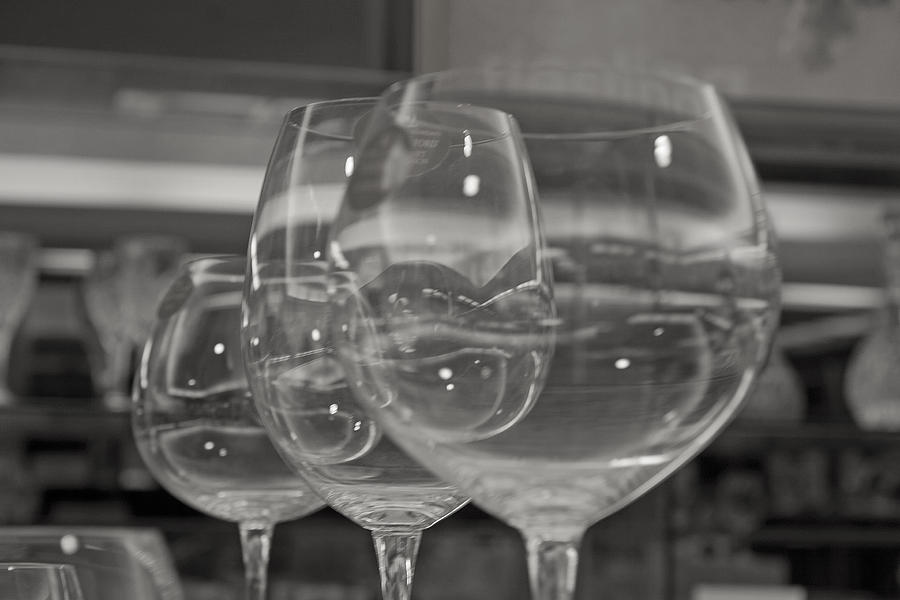 Wine Glasses Photograph by Martin Valeriano