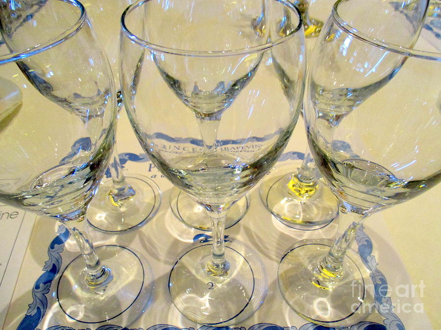 Wine Glasses Photograph by Randall Weidner