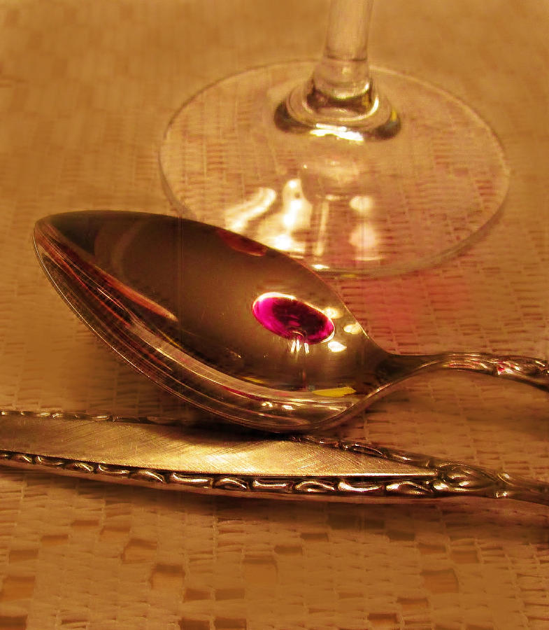 Wine In The Spoon Photograph by Ian  MacDonald