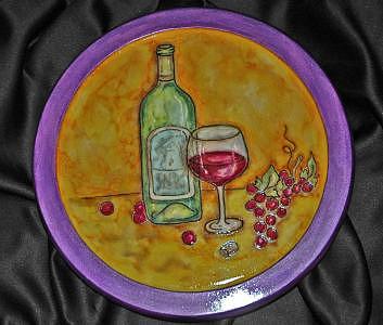 Wine Mixed Media by Mickie Boothroyd Wine Mixed Media by Mickie Boothroyd