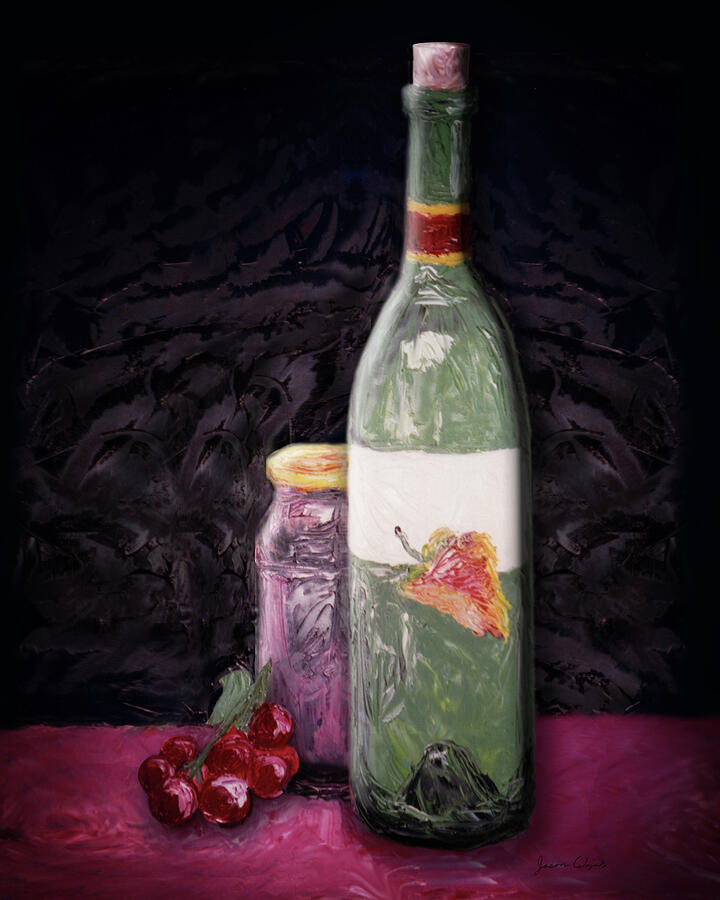 Wine Painting - Wine Painting by Jason Wojcik