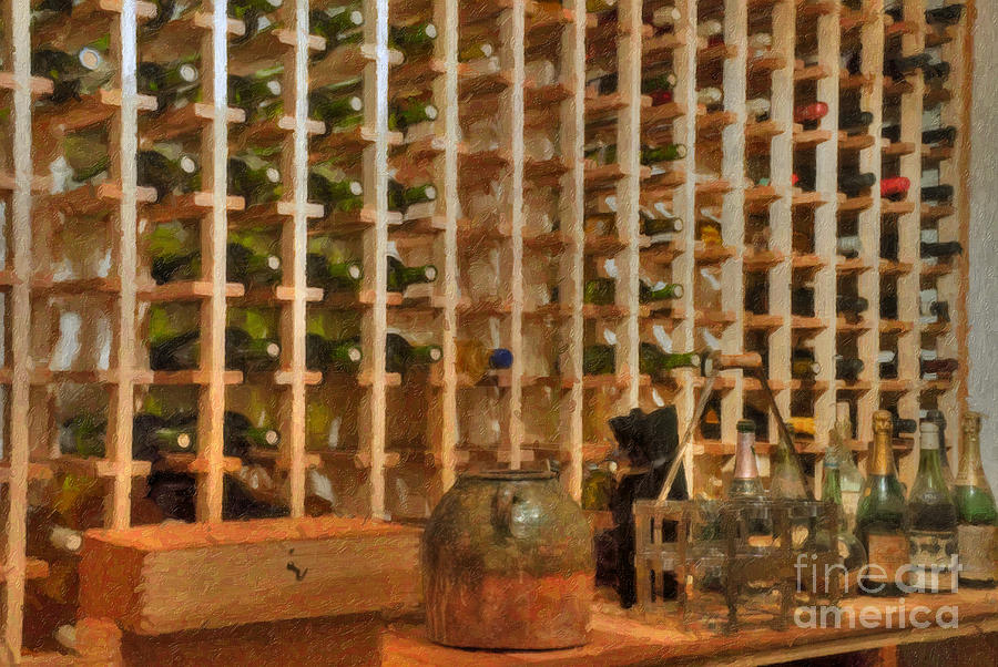 Wine Rack Vineyard Fermentation   Photograph by David Zanzinger