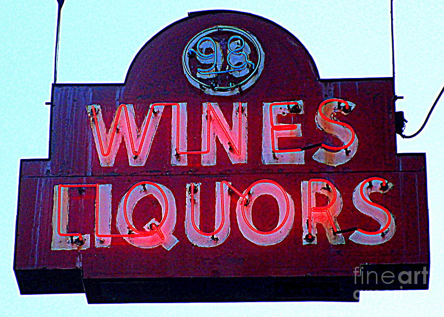 Wines Liquors Photograph by Randall Weidner