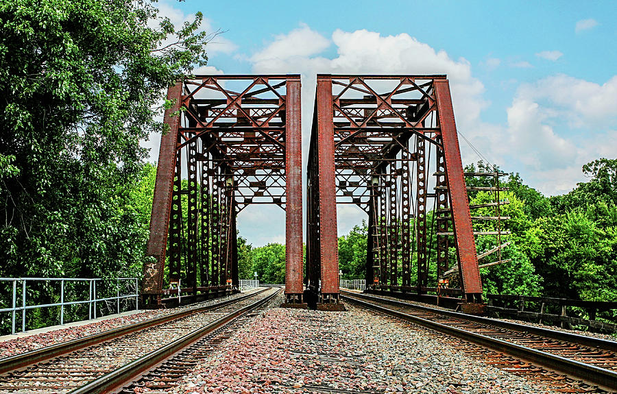 Winfield Kansas Double Truss Bridge Photograph by Kyle Findley