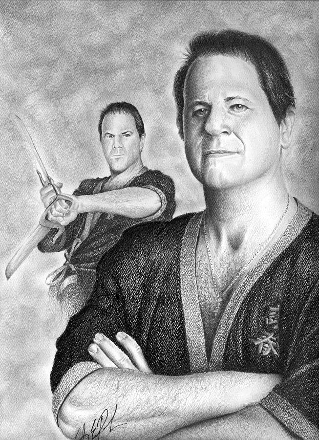 Portrait Drawing - Wing Tsun Master by Vincent Parker Portrait Drawing - Wing Tsun Master by Vincent Parker