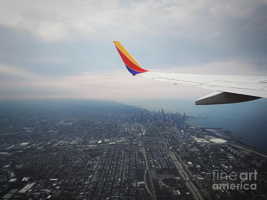 Winged Above ChiTown Photograph by Robert Knight