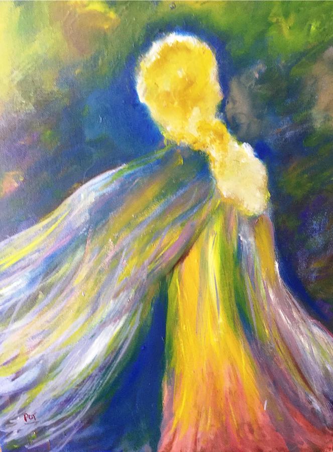 Fantasy Painting - Winged Goddess by Patricia Clark Taylor