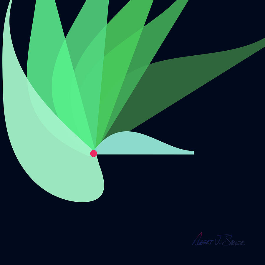 Winged Maple Seed Too Digital Art by Robert J Sadler
