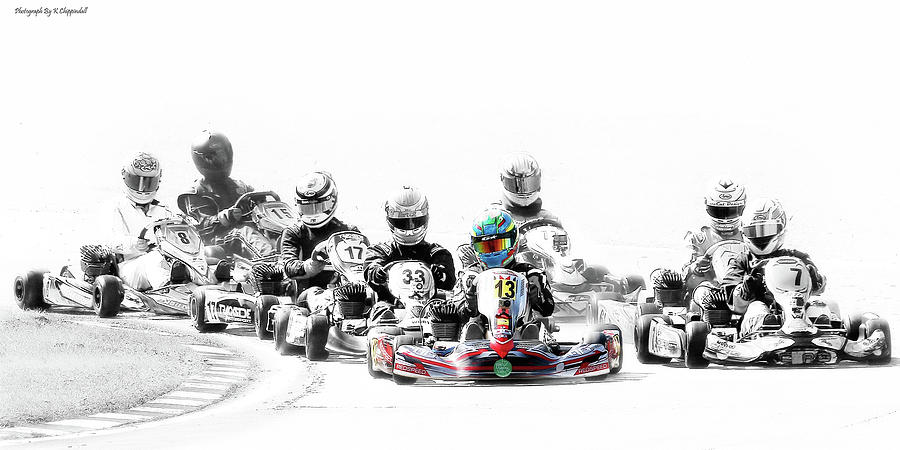 Wingham Go Karts 07 Photograph by Kevin Chippindall