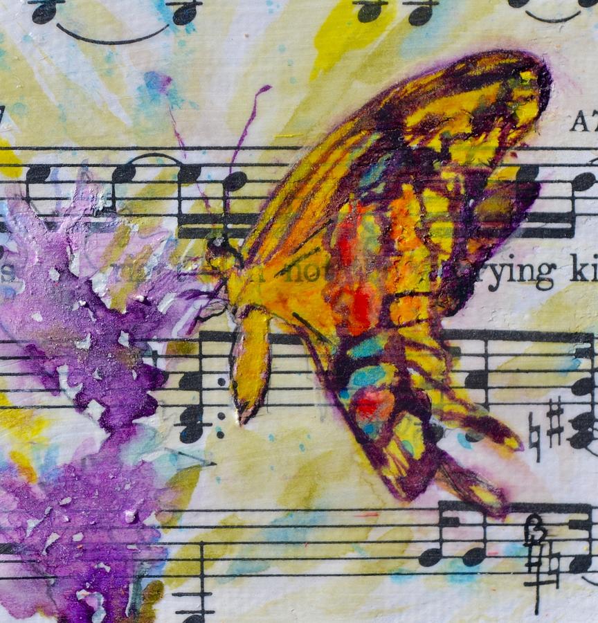 Butterfly Painting - Wings II by Beverley Harper Tinsley