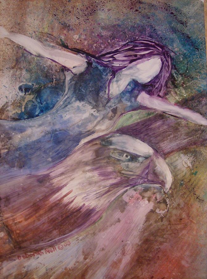 Wings Like Eagles Painting by Deborah Nell