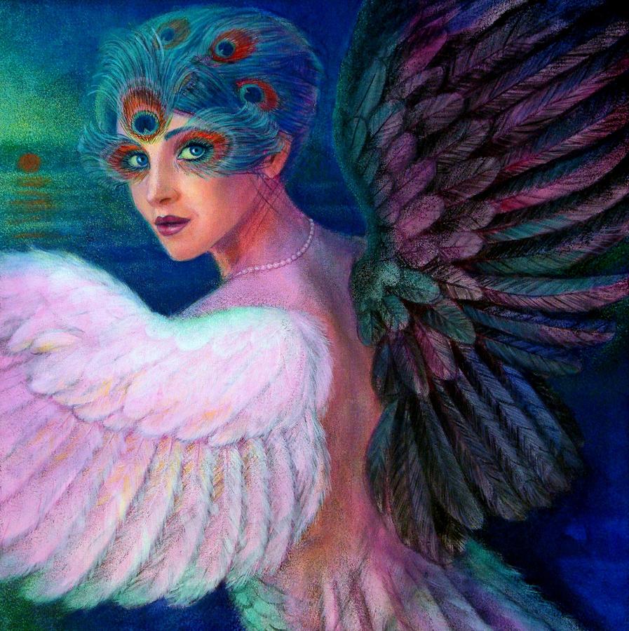Wings of Duality Painting by Sue Halstenberg