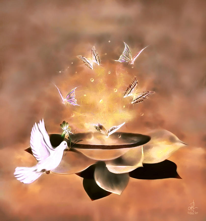 Wings of Magic Digital Art by Pennie McCracken