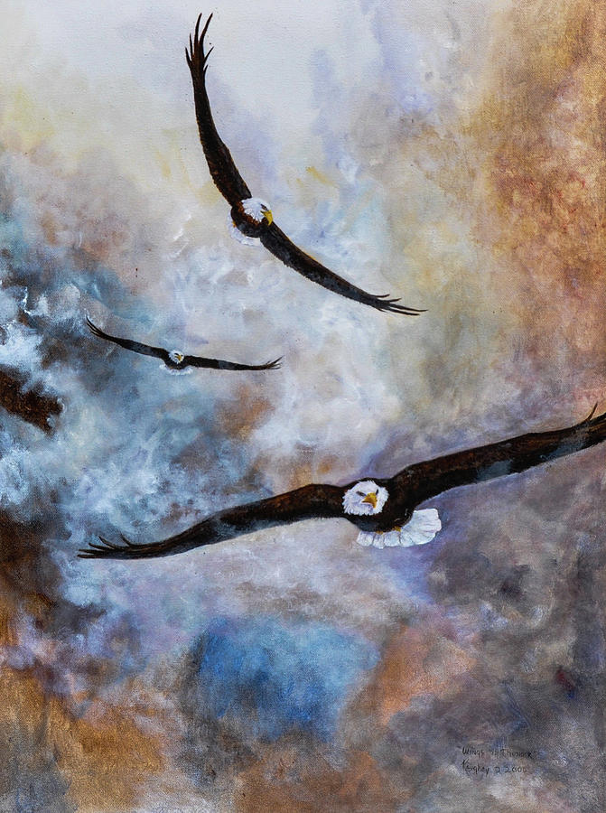 Wings of Thunder Painting by Katherine Caughey