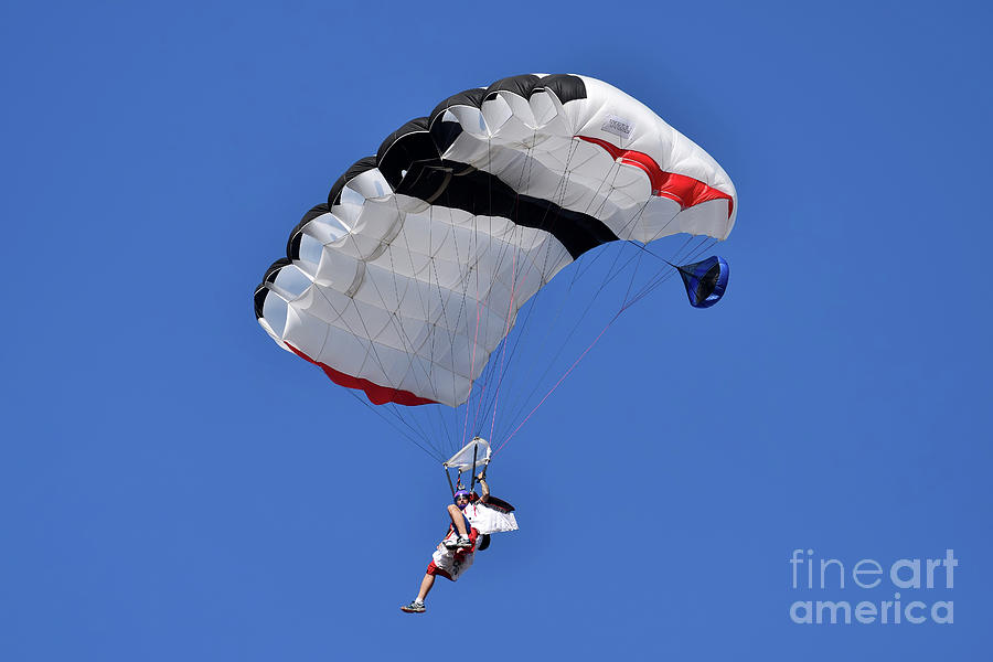Wingsuiters of Skydive Attica  Photograph by George Atsametakis