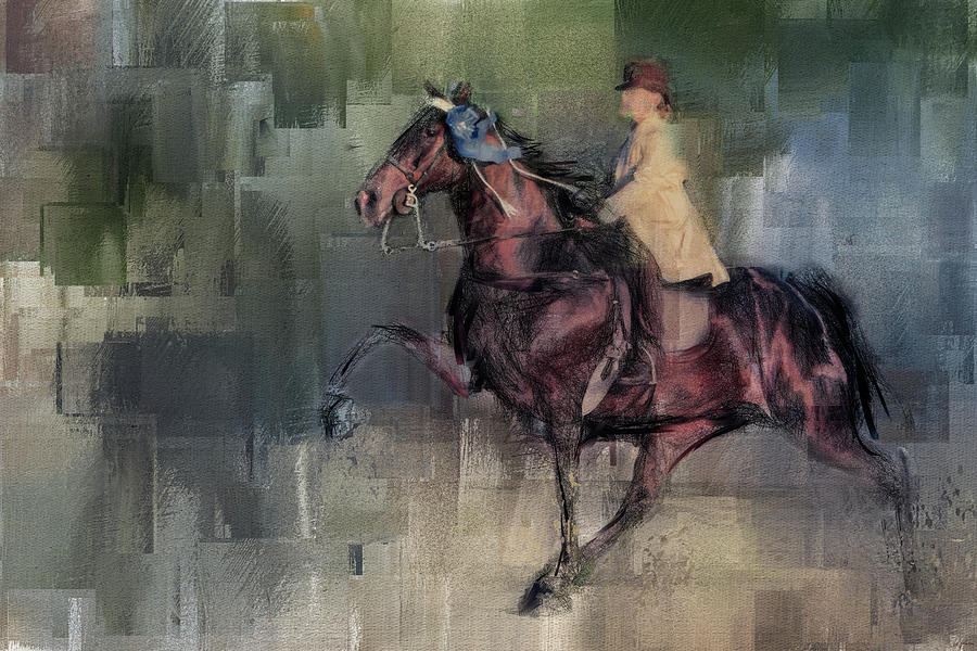Winner Tennessee Walking Horse Art Painting by Jai Johnson