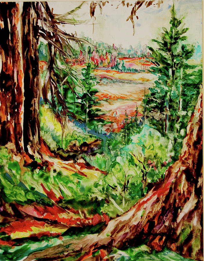 Winner Trail Painting by Margaret Donat