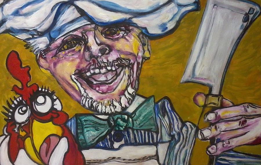 Winner Winner Chicken Dinner Painting by Greta Gnatek Redzko