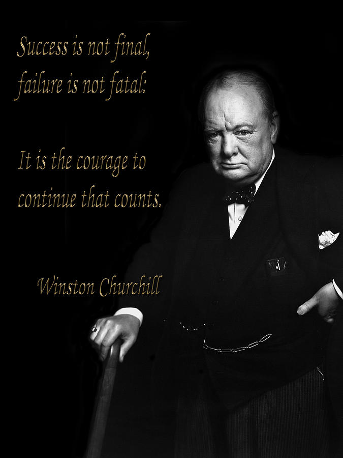 Winston Churchill Photograph - Winston Churchill 1 by Andrew Fare