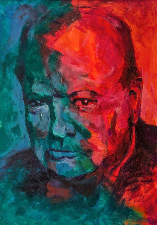 Winston Churchill Painting - Winston Churchill by Dima Mogilevsky