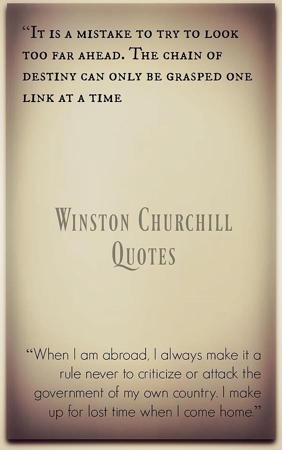 Winston Churchill1 Photograph by David Norman