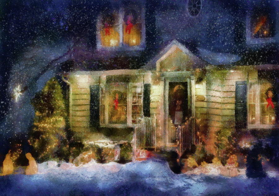 Winter - Christmas - The night before Christmas  Photograph by Mike Savad