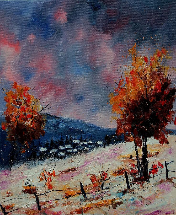 Winter Painting - Winter 560110 by Pol Ledent