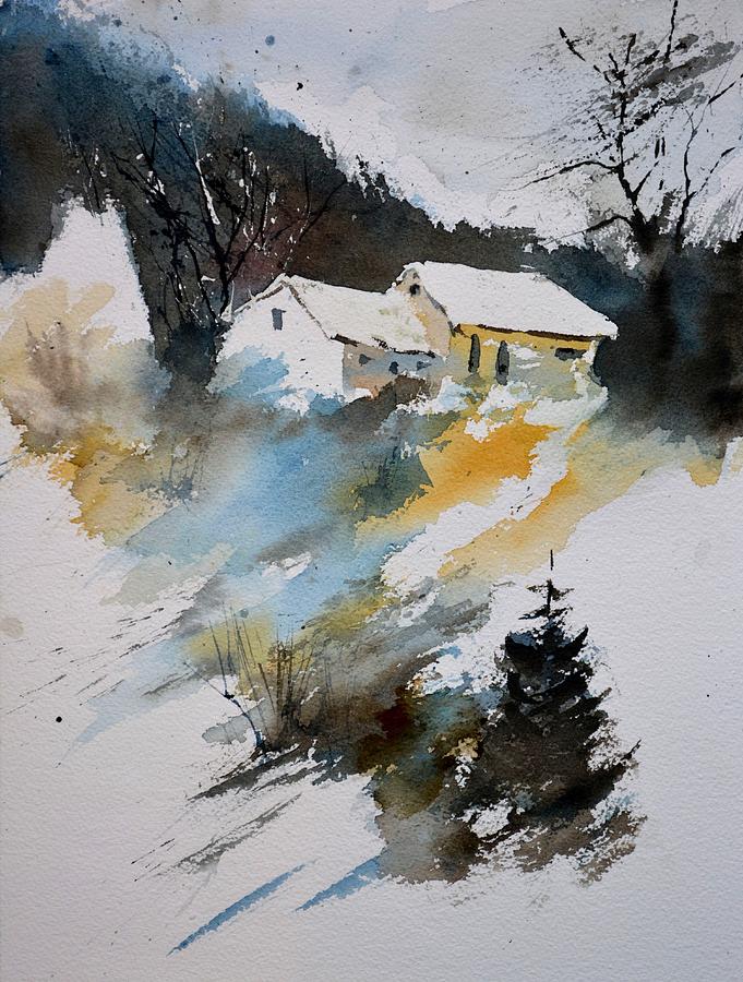 Winter Painting - Winter 613080 by Pol Ledent