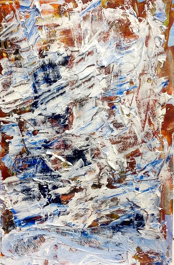 Winter Abstract No.1 Painting by Desmond Raymond