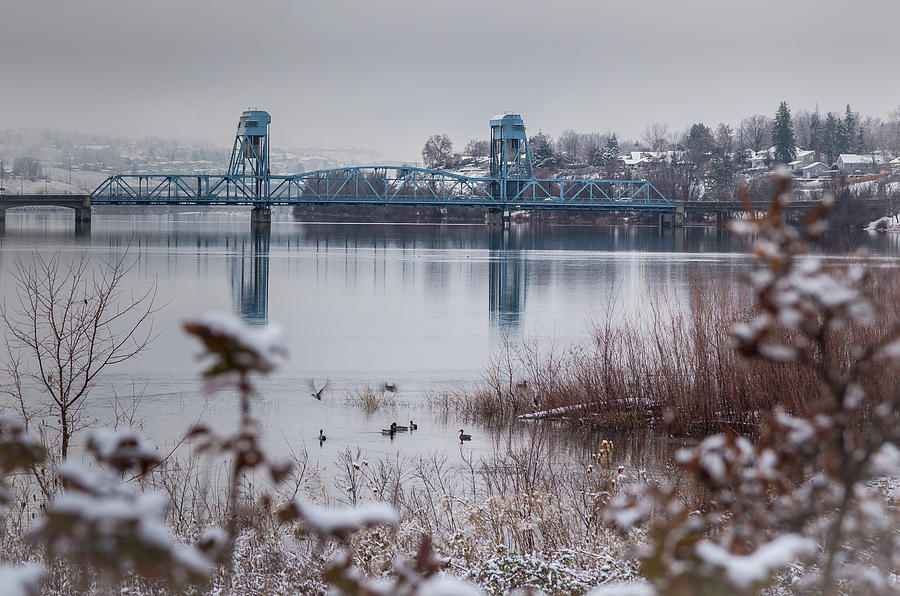 Winter across the Confluence Photograph by Brad Stinson