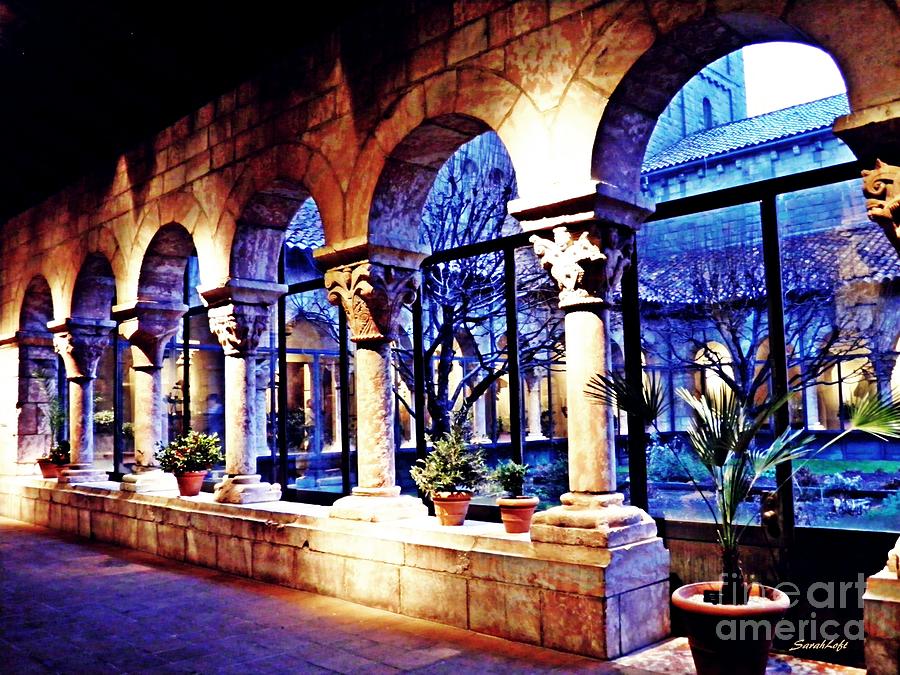 Architecture Photograph - Winter Afternoon at the Cloisters 5 by Sarah Loft