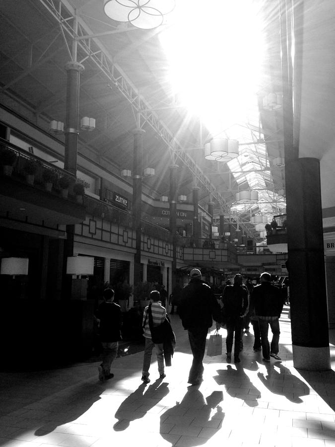 Winter Afternoon at the Danbury Fair Mall Photograph by Polly Castor