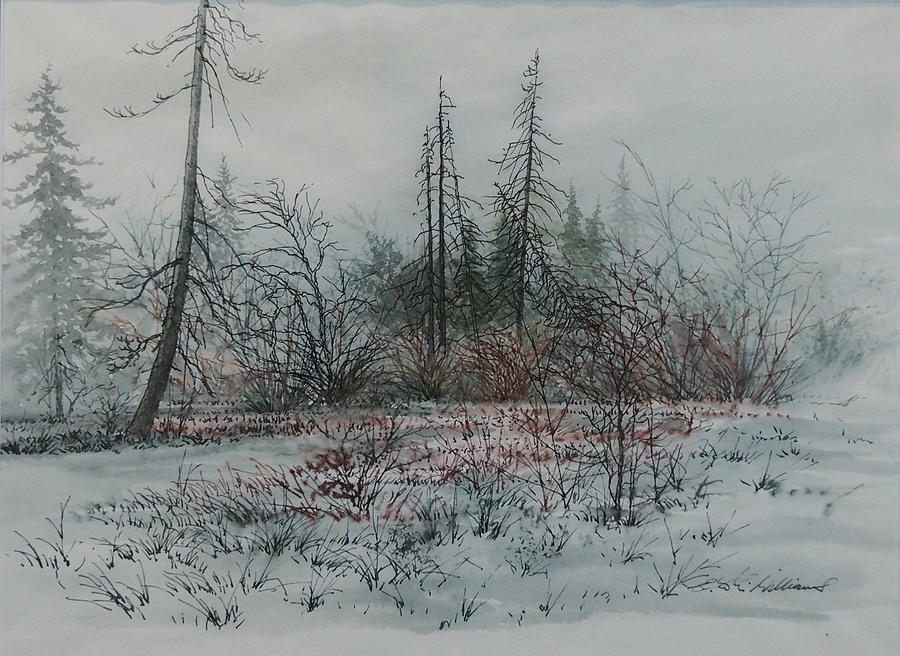 Winter, Alberta Painting by E Colin Williams ARCA