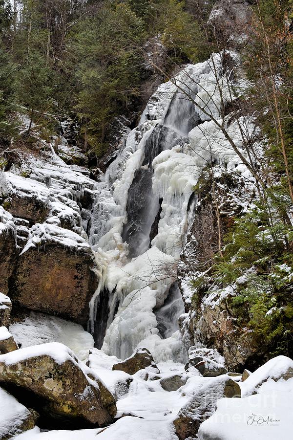 Winter at Angel Falls Photograph by Jan Mulherin - Fine Art America