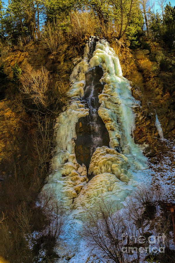 Colorado Rockies Photograph - Winter at Bridal Veil Falls by Jon Burch Photography