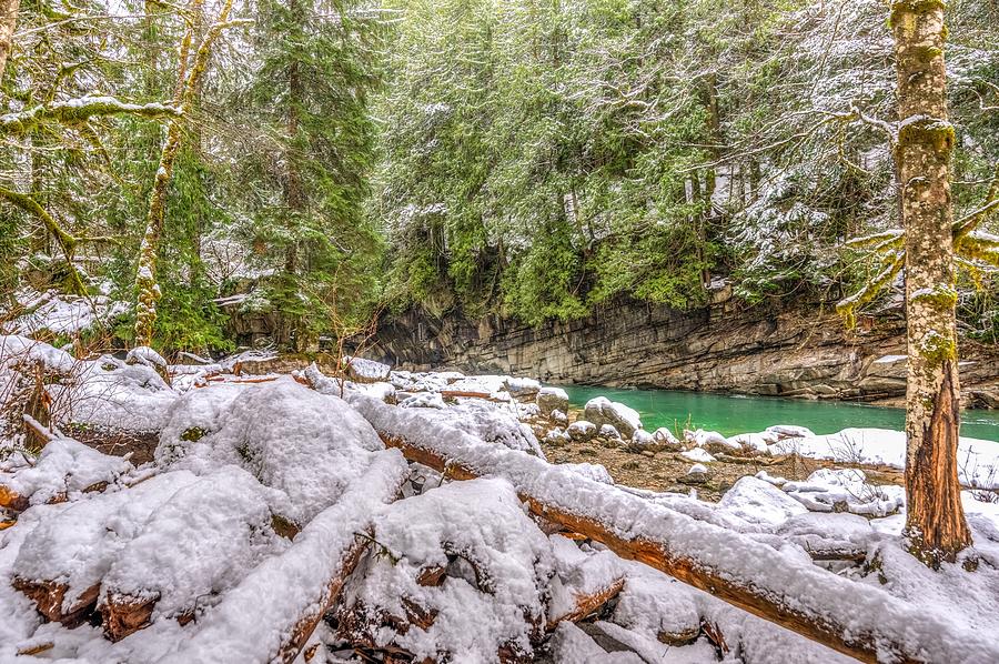 Winter at Eagle Falls Photograph by Spencer McDonald
