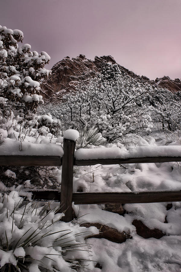 Winter At Garden of the Gods Photograph by Ellen Heaverlo