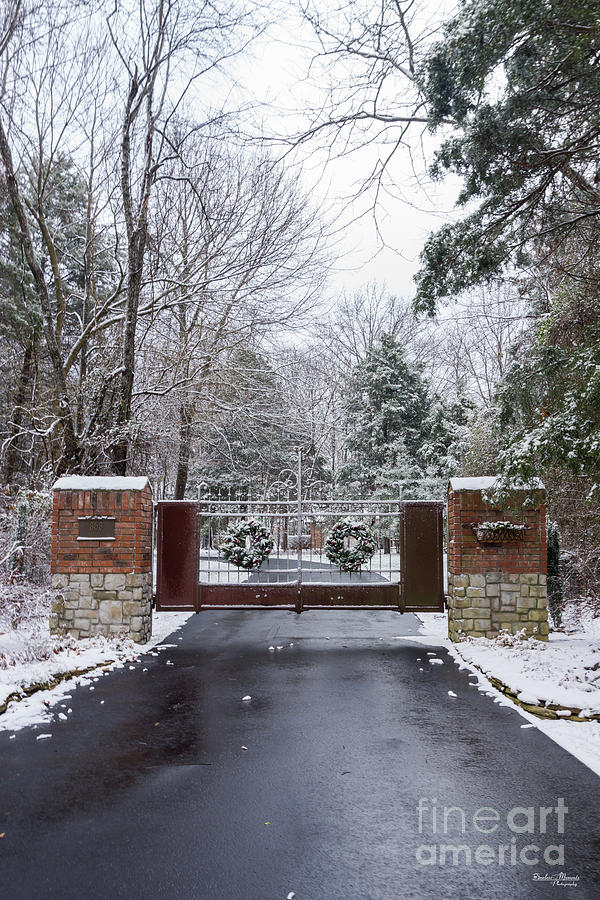 Winter Photograph - Winter At The Gate by Jennifer White