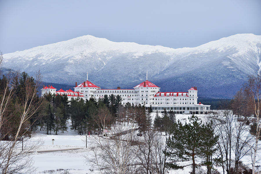 Winter at the Mt Washington Hotel Photograph by Tricia Marchlik