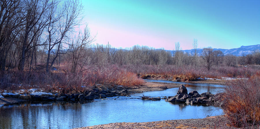 Winter at the South Platte River Photograph by David Patterson