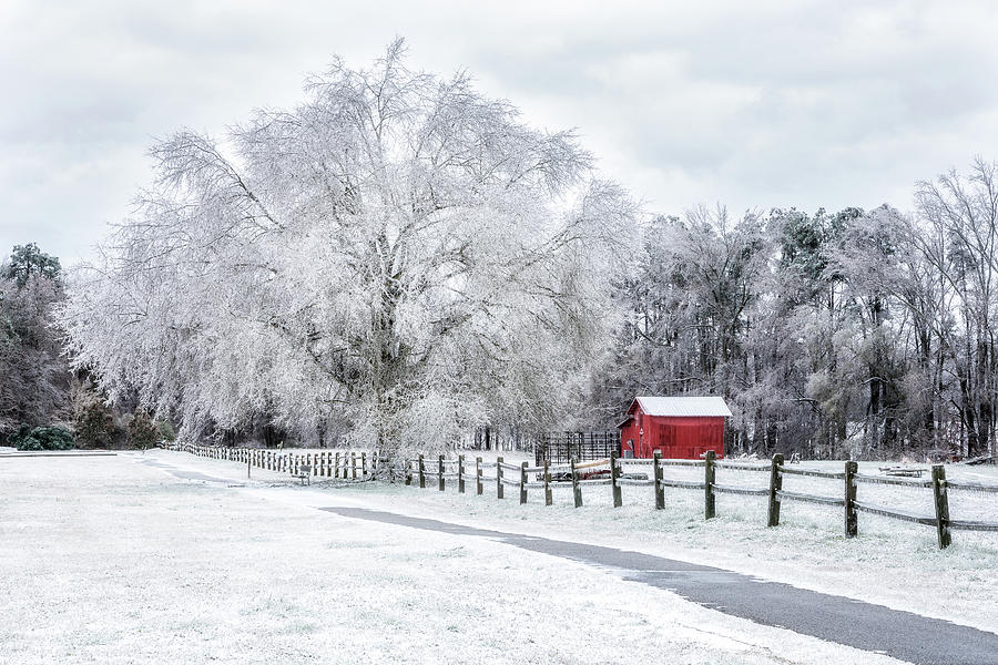 Winter Barn Photograph by Paul Malcolm