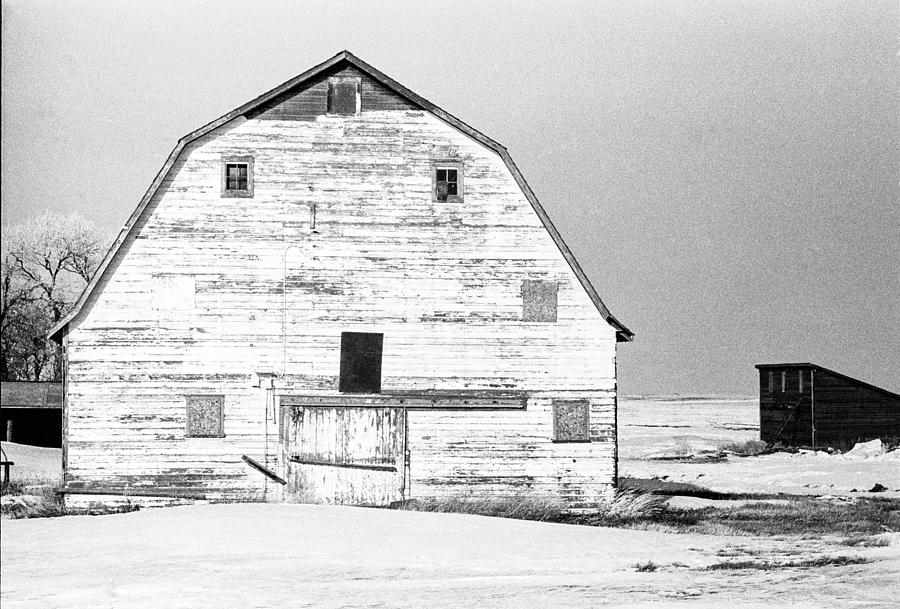 Winter Barn Photograph by William Kimble