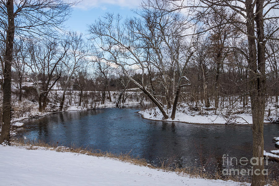 Winter Blue James River Photograph by Jennifer White