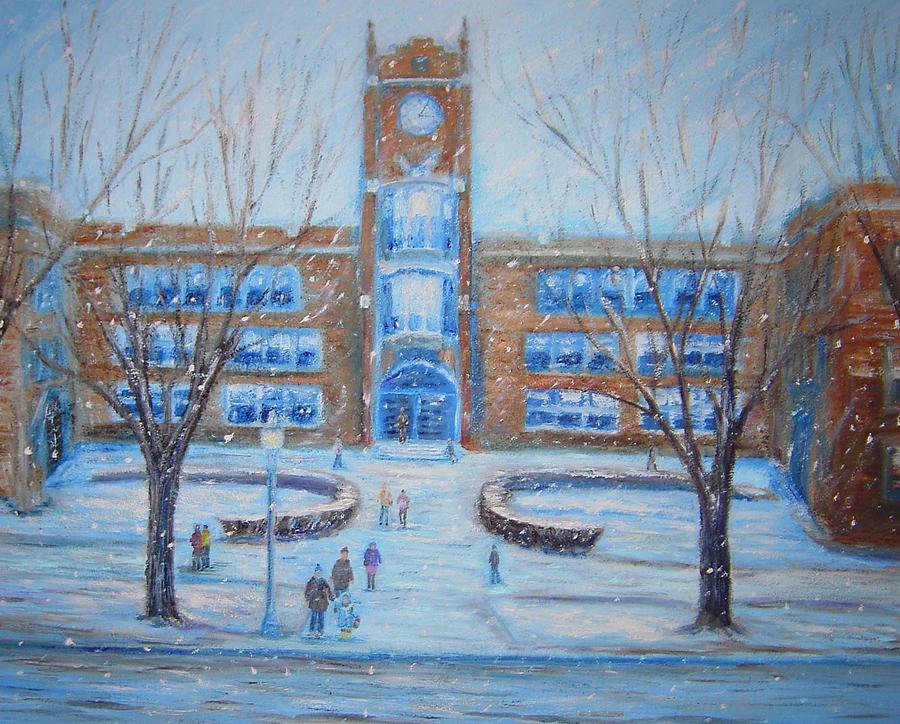 Winter Break Painting by Daniel W Green