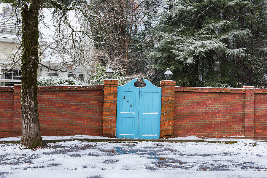 Winter Bricks Photograph by Robin Mayoff