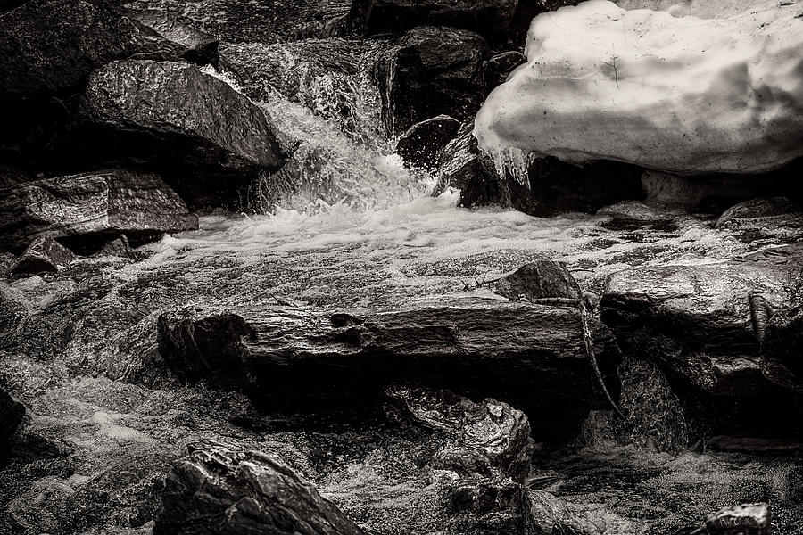 Winter Photograph - Winter Brook by Bob Orsillo