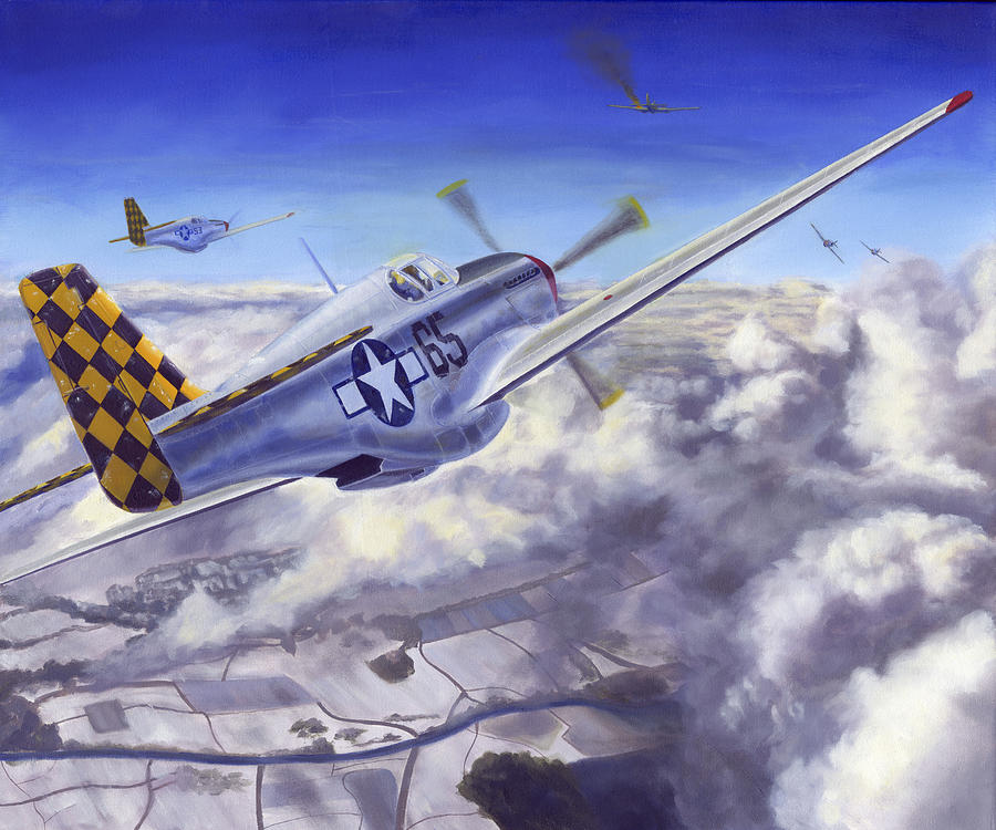 Winter Chase Painting by David Gorski Winter Chase Painting by David Gorski