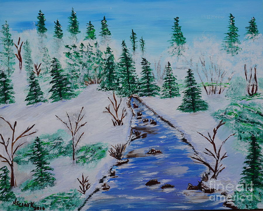Winter Calmness Painting by Jimmy Clark