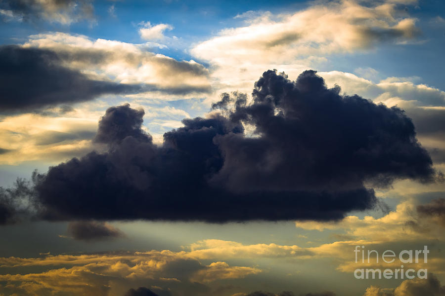 Winter Cloud Drama Photograph by Nir Ben-Yosef