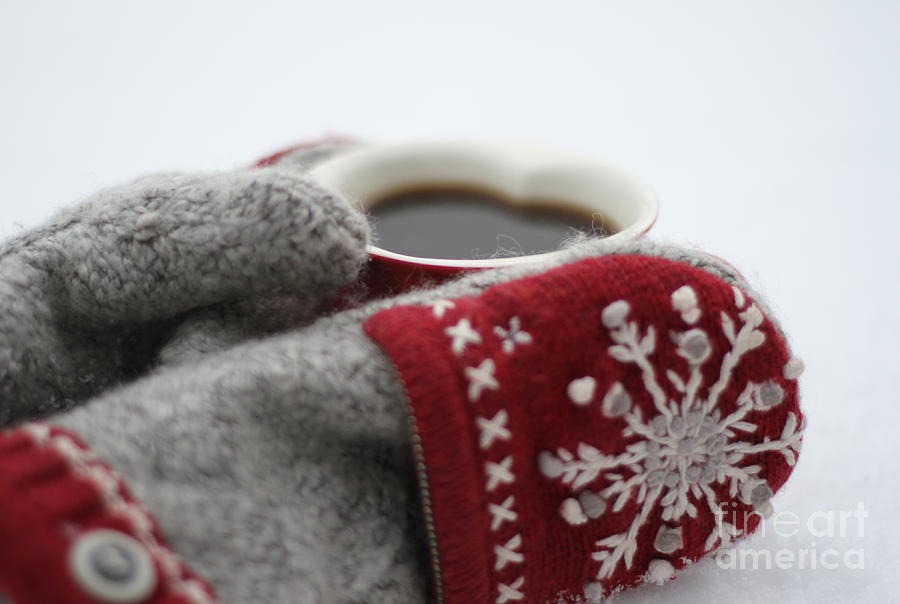 Winter Coffee Photograph by Inspired Arts